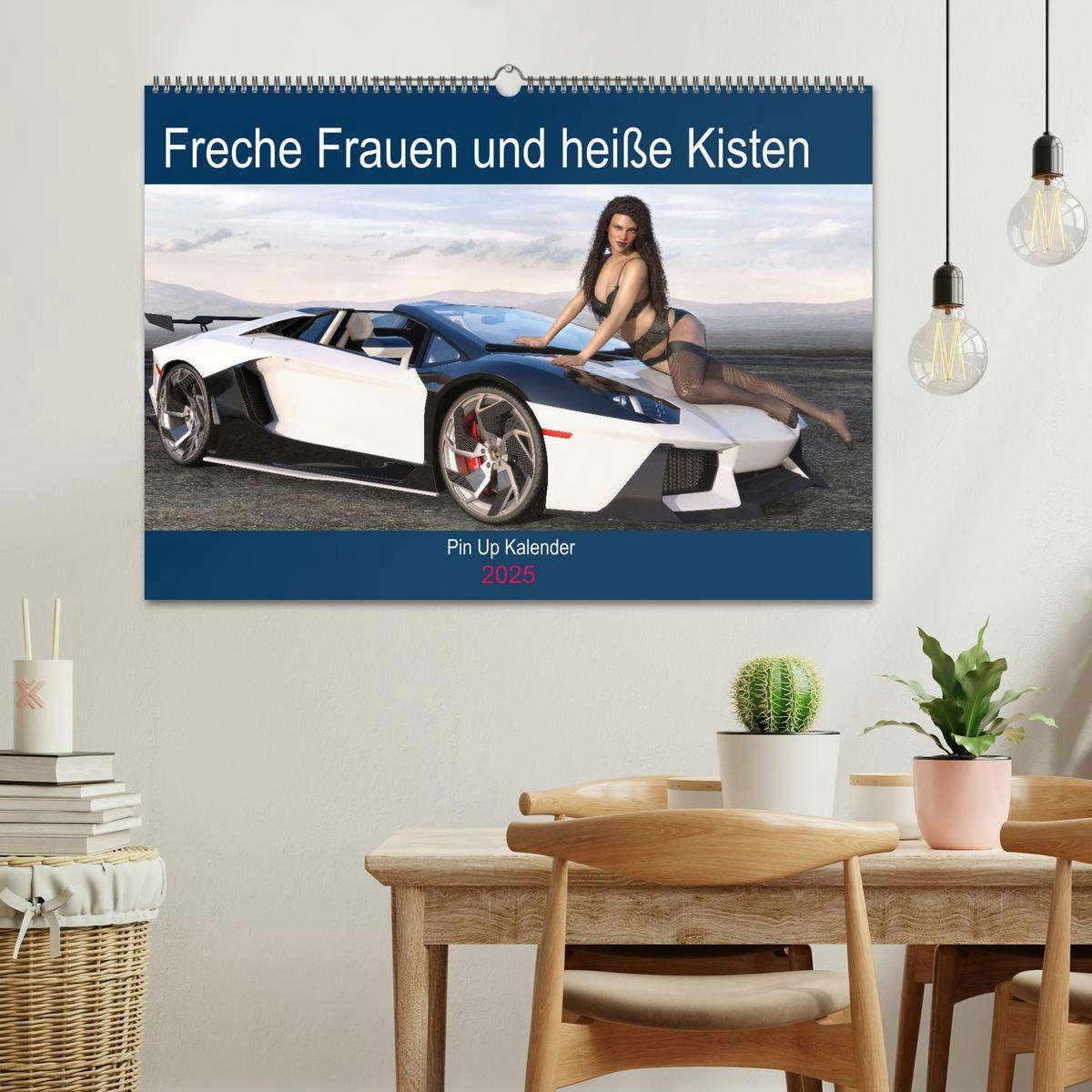 Bild: 9783435063802 | Freche Frauen und heiße Kisten (Wandkalender 2025 DIN A2 quer),...