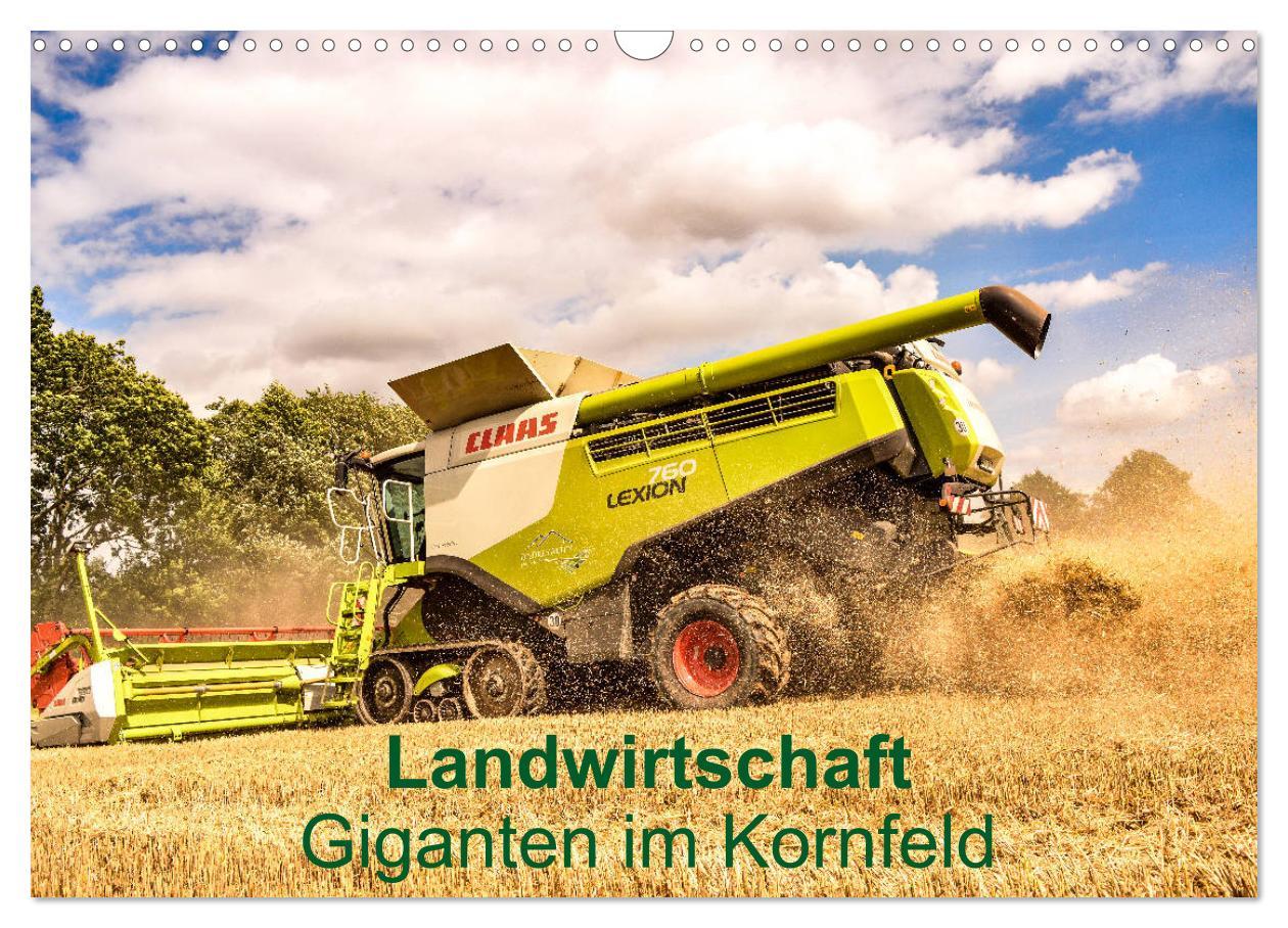 Cover: 9783435238477 | Landwirtschaft - Giganten im Kornfeld (Wandkalender 2025 DIN A3...