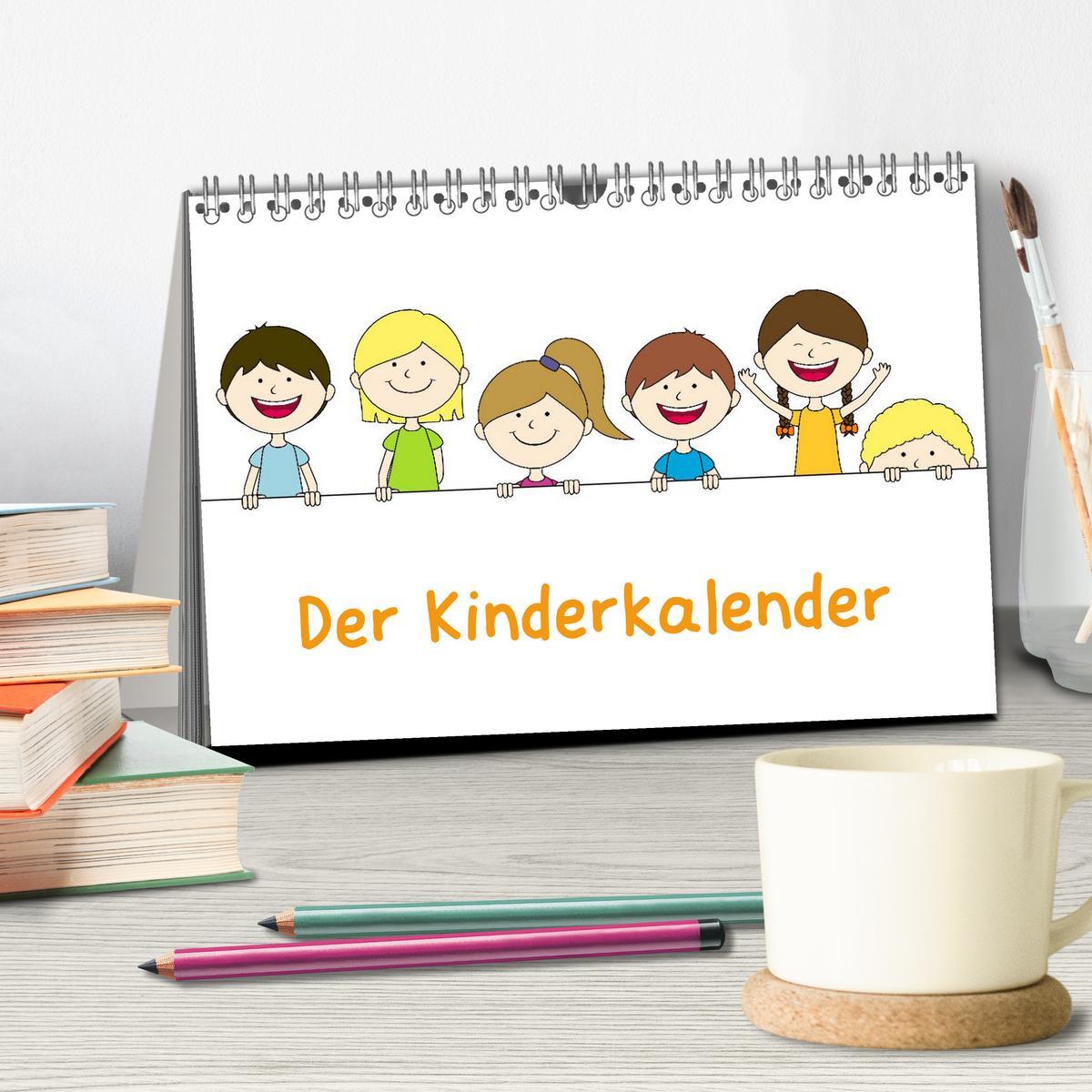 Bild: 9783435620166 | Der Kinderkalender (Tischkalender 2025 DIN A5 quer), CALVENDO...