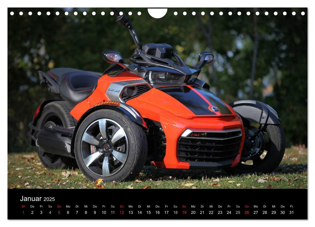 Bild: 9783435660438 | CanAm Spyder F3 (Wandkalender 2025 DIN A4 quer), CALVENDO...