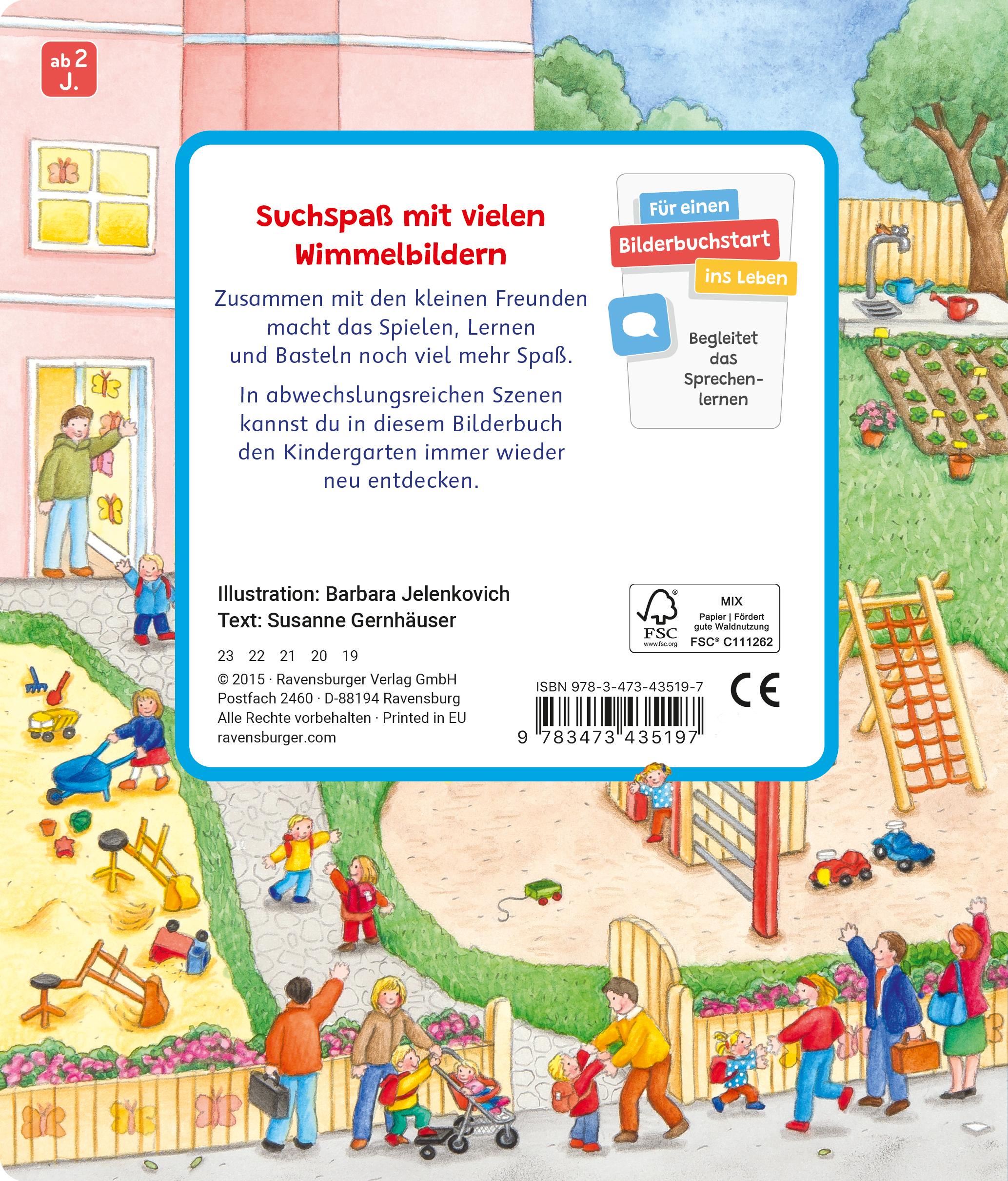 Rückseite: 9783473435197 | Sachen suchen: Im Kindergarten | Susanne Gernhäuser | Buch | 24 S.