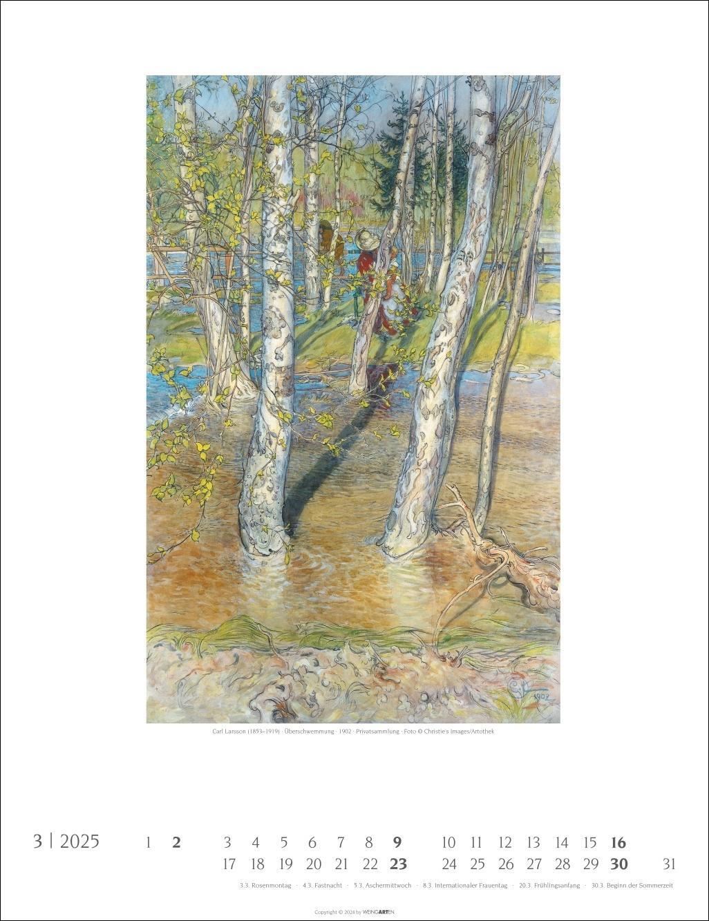 Bild: 9783839901137 | Carl Larsson Kalender 2025 | Kalender | Spiralbindung | 14 S. | 2025