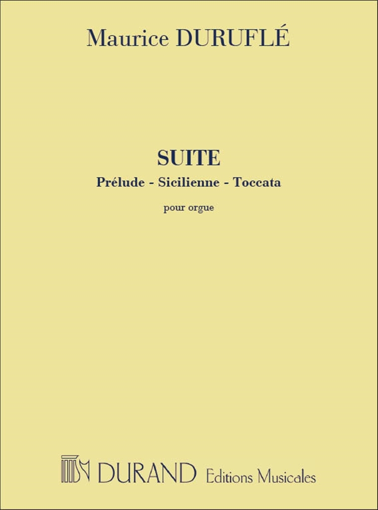 Cover: 9790044053186 | Suite op.5 pour orgue | Editions Durand | EAN 9790044053186