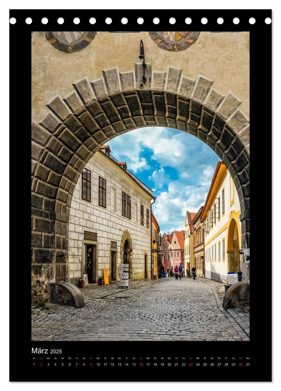 Bild: 9783457068472 | Cesky Krumlov Krumau (Tischkalender 2025 DIN A5 hoch), CALVENDO...