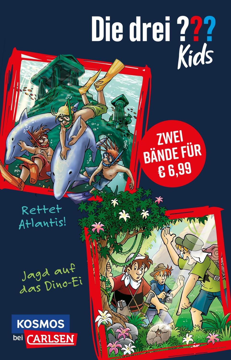 Cover: 9783551319968 | Die drei ??? Kids: Doppelband - Enthält die Bände: Rettet Atlantis!...