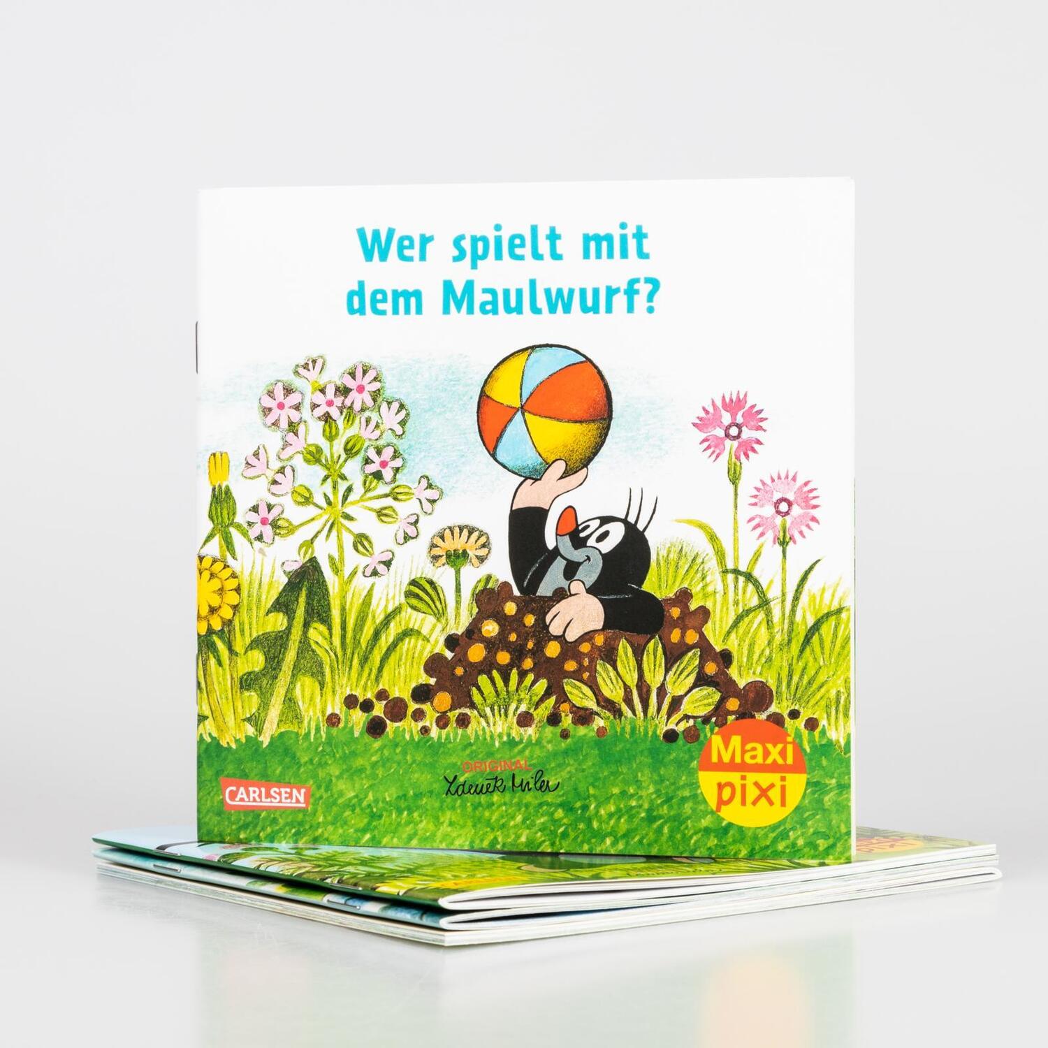 Bild: 9783551030641 | Maxi-Pixi-4er-Set 99: Neues vom Maulwurf (4x1 Exemplar) | Sörensen