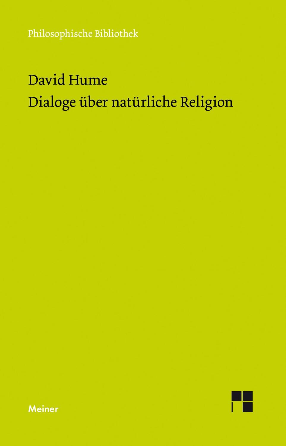 Cover: 9783787324576 | Dialoge über natürliche Religion | David Hume | Taschenbuch | LXXVI