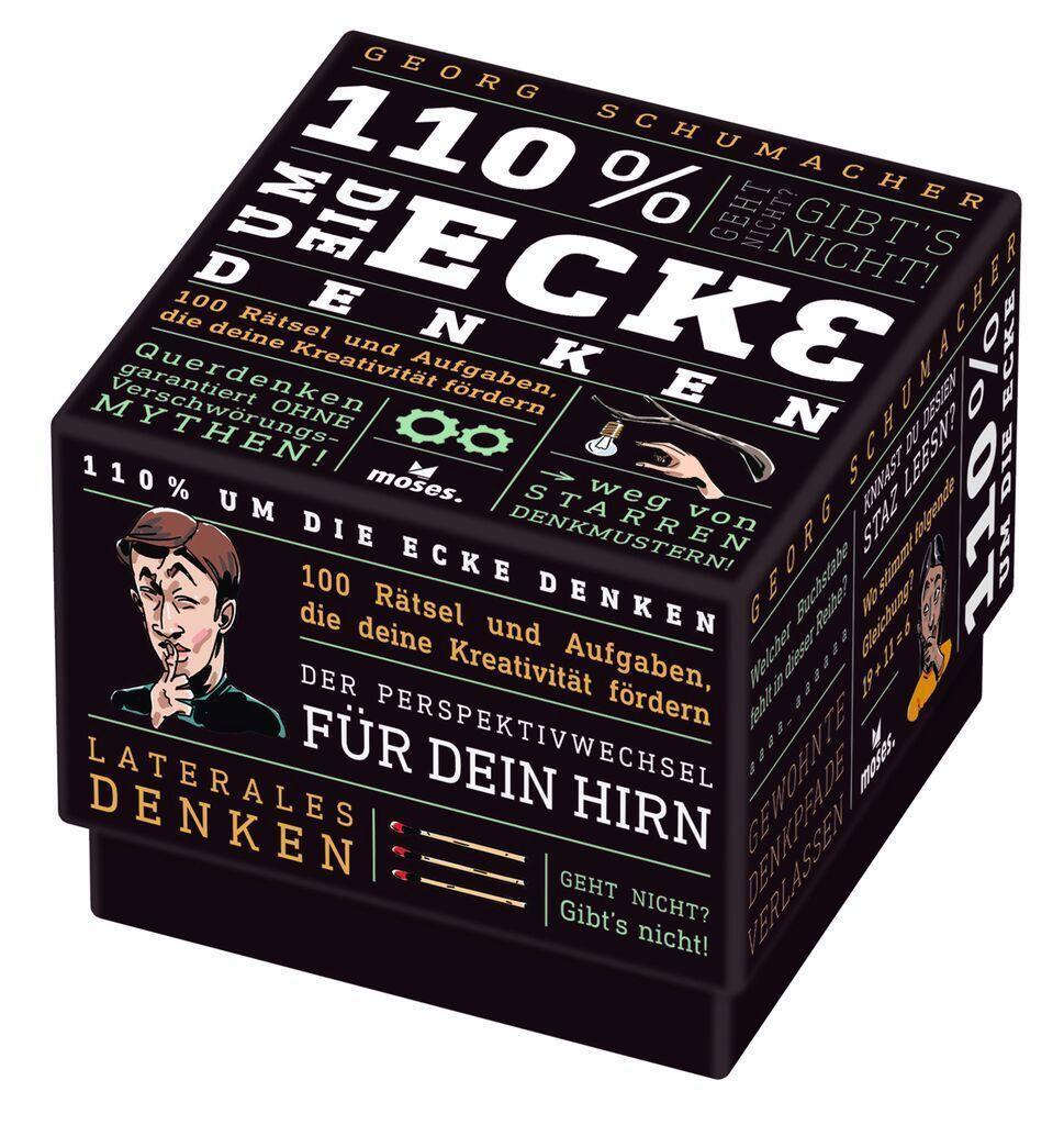 Cover: 9783964551801 | 110% um die Ecke denken | Georg Schumacher | Spiel | Deutsch | 2022