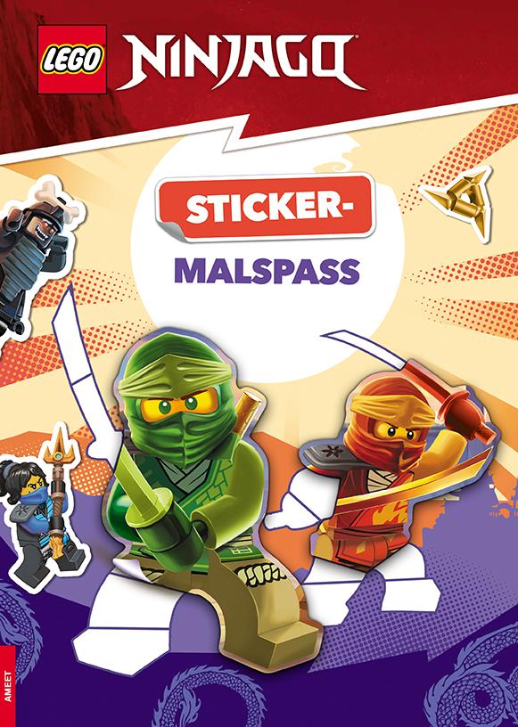 Cover: 9783960807551 | LEGO® NINJAGO® - Sticker-Malspass | mit vielen Stickern | Taschenbuch