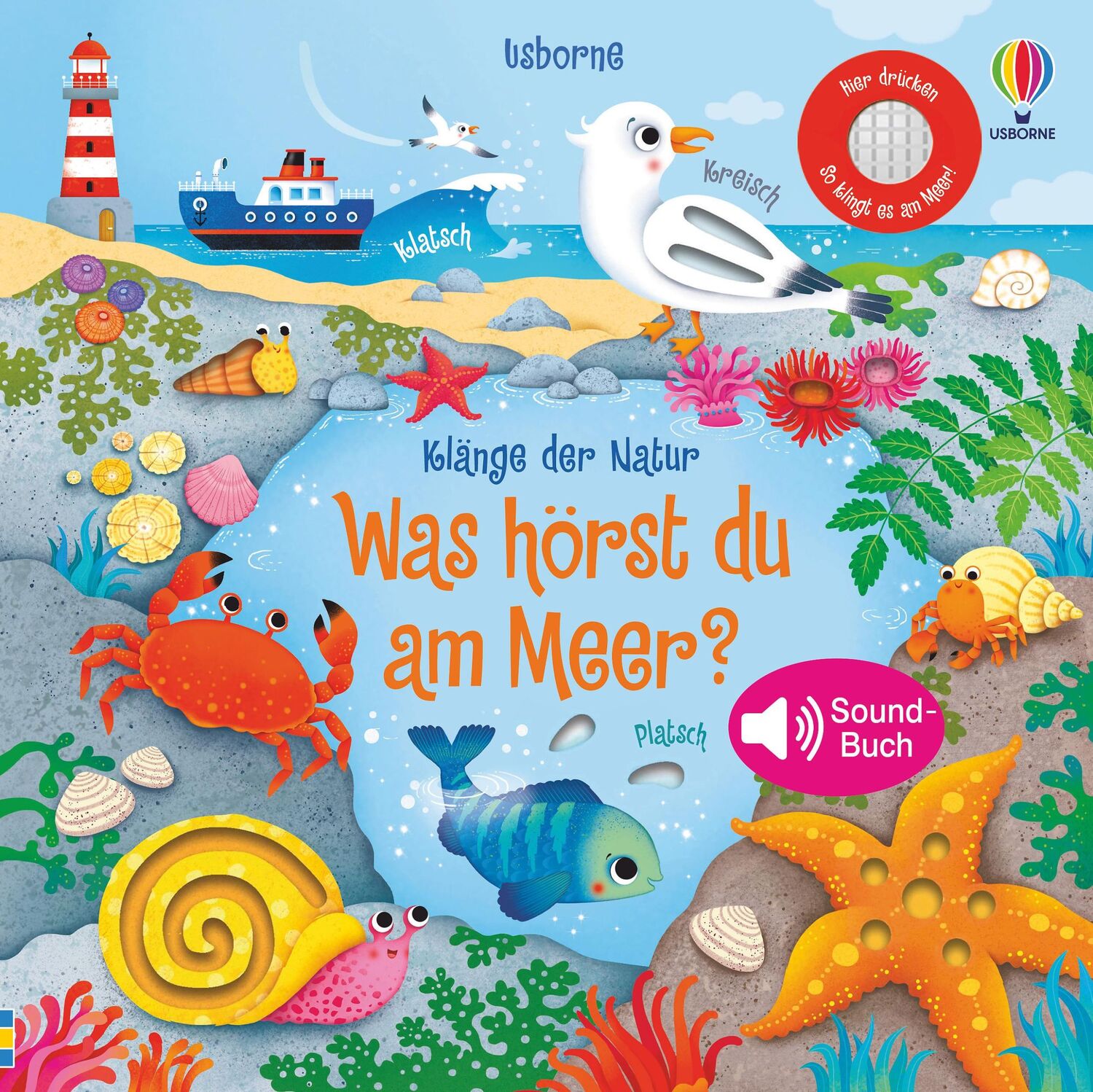 Cover: 9781789416602 | Klänge der Natur: Was hörst du am Meer? | Soundbuch | Sam Taplin