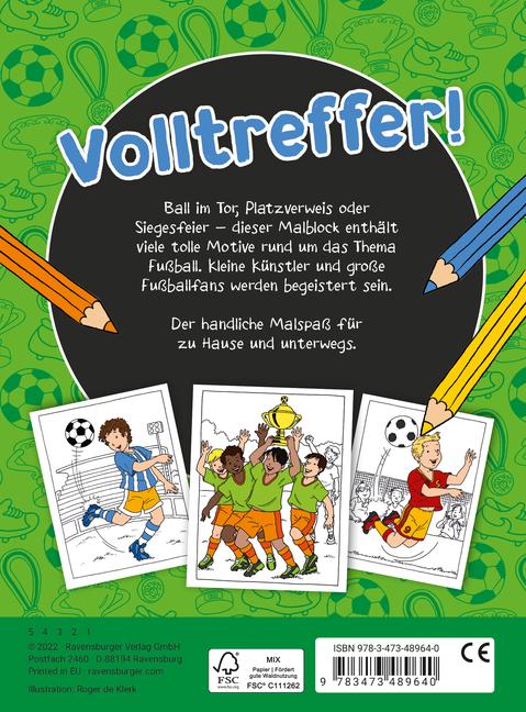 Bild: 9783473489640 | Malen für kleine Fußballfans ab 4 Jahren | Roger De Klerk | Buch