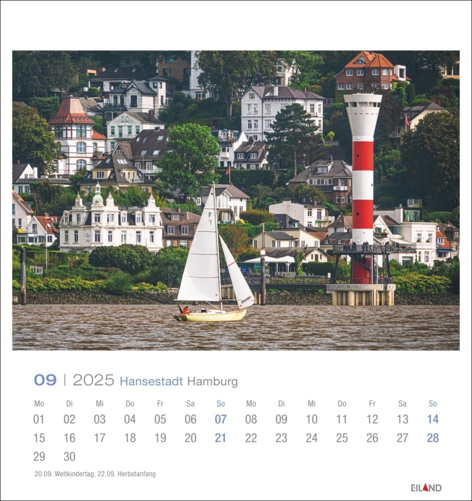 Bild: 9783964023261 | Hansestadt Hamburg Postkartenkalender 2025 | Kalender | Spiralbindung