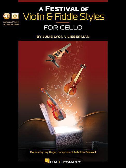 Cover: 9781540057785 | A Festival of Violin &amp; Fiddle Styles for Cello: Book with Audio and...