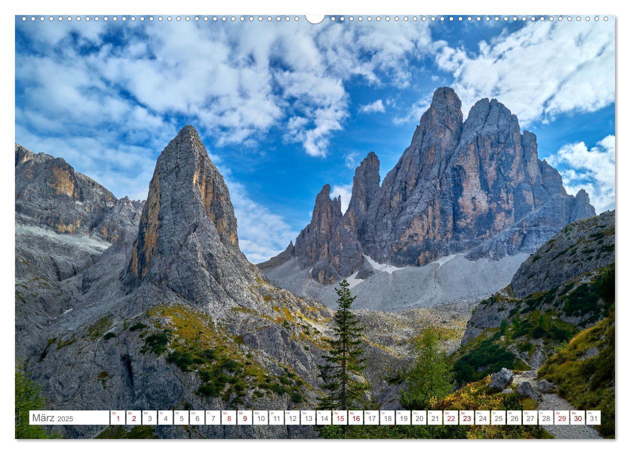 Bild: 9783457131978 | Sextener Dolomiten (hochwertiger Premium Wandkalender 2025 DIN A2...