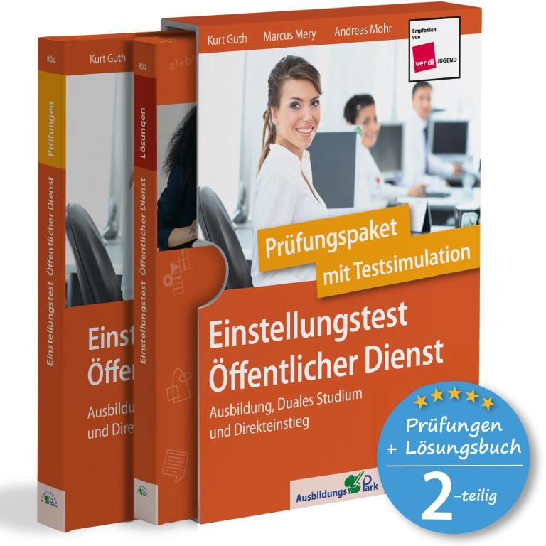 Cover: 9783956241512 | Einstellungstest Öffentlicher Dienst: Prüfungspaket mit Testsimulation