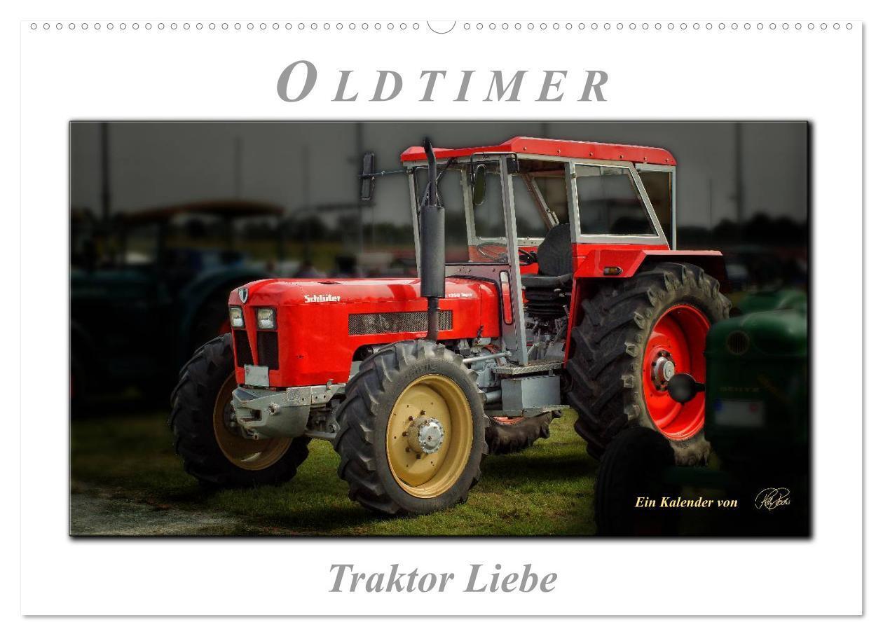 Cover: 9783435630066 | Oldtimer - Traktor Liebe (Wandkalender 2025 DIN A2 quer), CALVENDO...