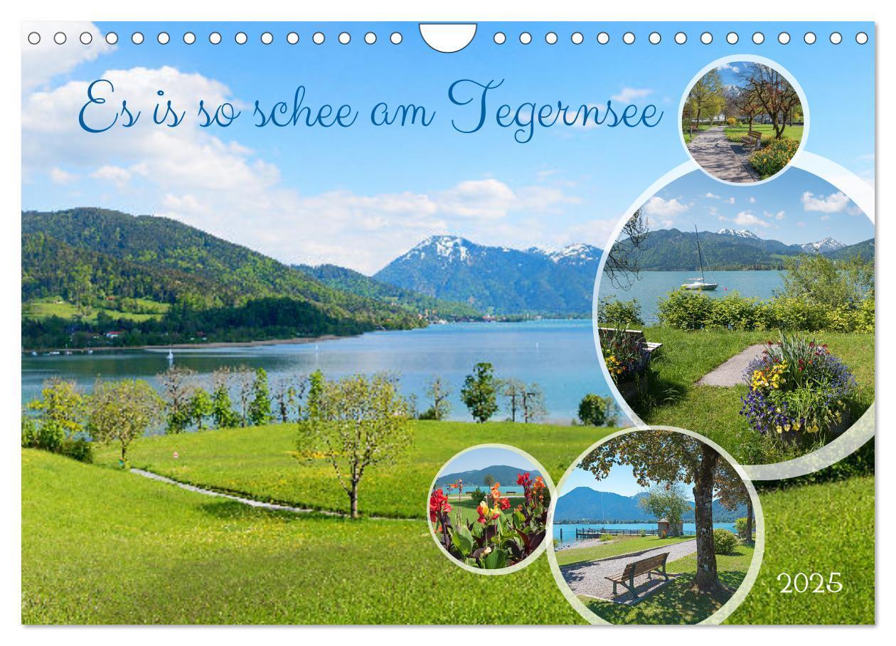 Cover: 9783383806032 | Es is so schee am Tegernsee (Wandkalender 2025 DIN A4 quer),...