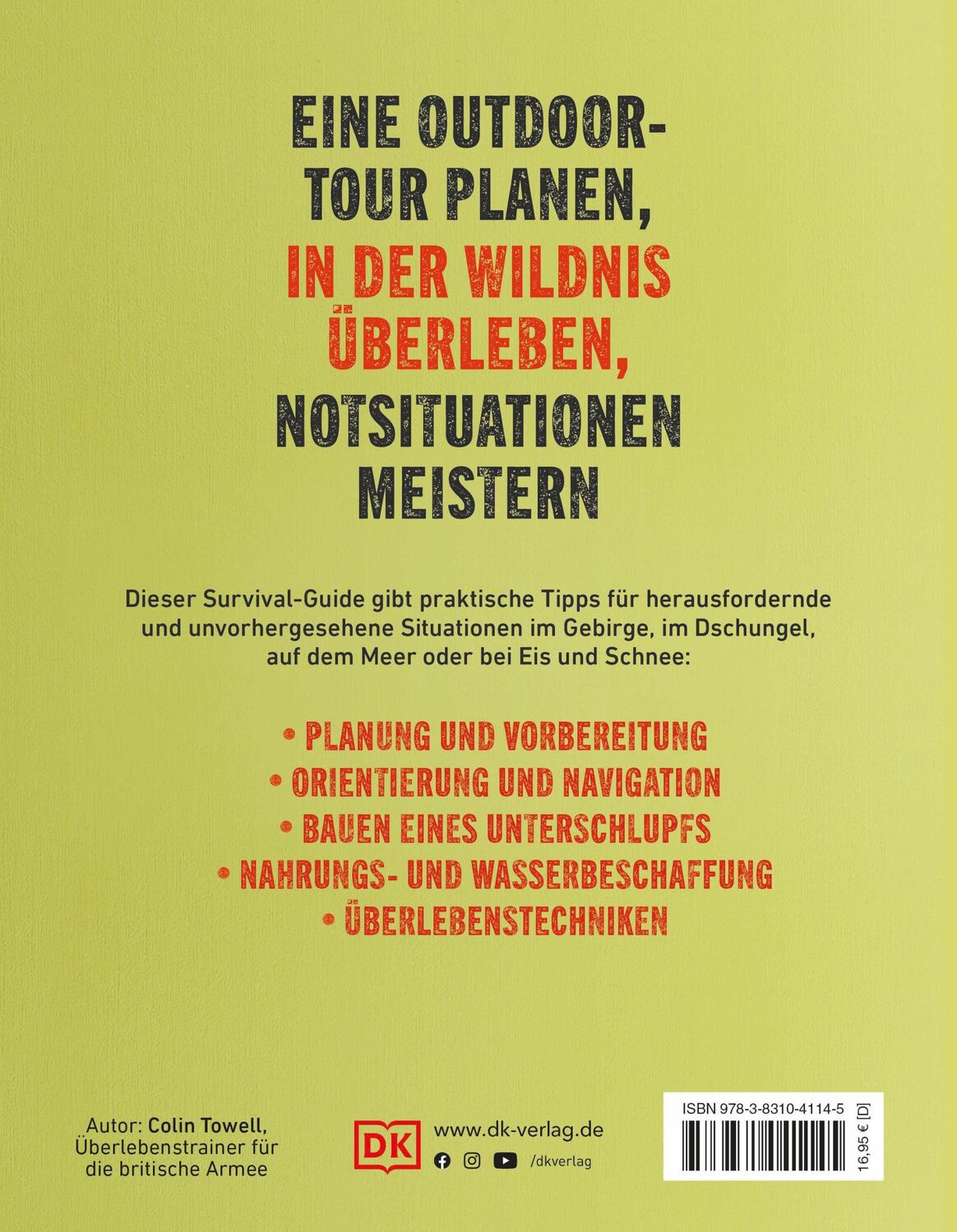 Rückseite: 9783831041145 | Survival-Guide | Dieses Buch könnte Ihr Leben retten | Colin Towell