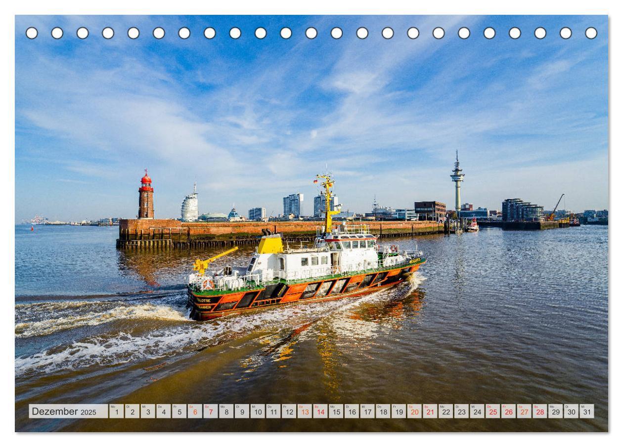 Bild: 9783435181438 | Bremerhaven Stadtansichten (Tischkalender 2025 DIN A5 quer),...