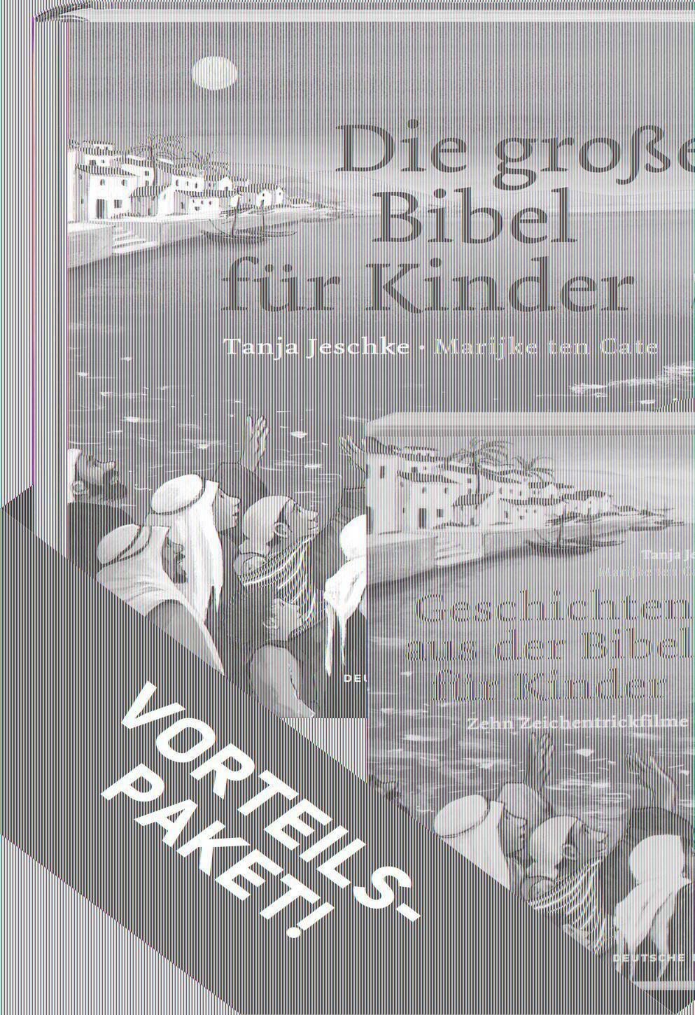 Cover: 9783438047823 | Die große Bibel für Kinder. Kombi-Paket (Buch + DVD) | Tanja Jeschke