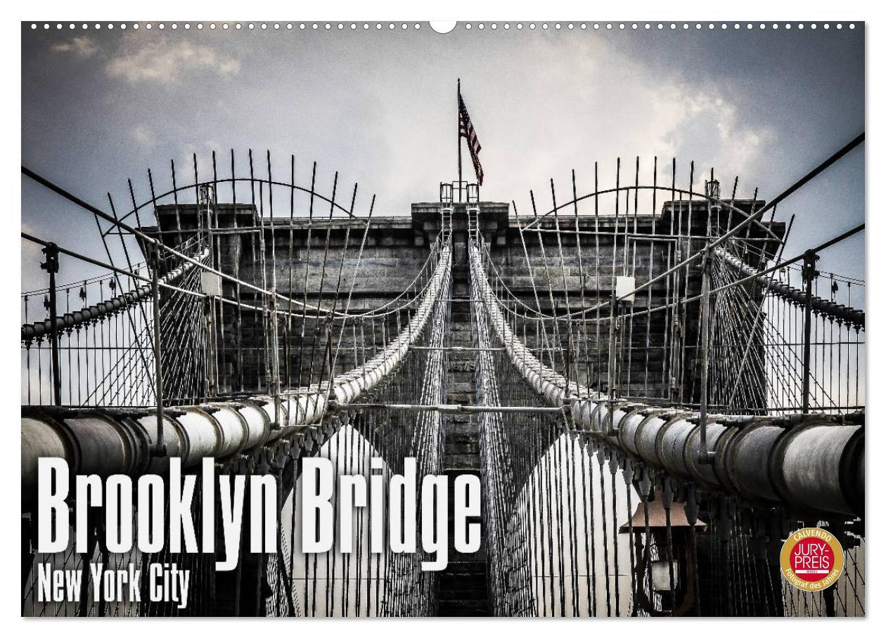 Cover: 9783435795352 | Brooklyn Bridge - New York City (Wandkalender 2025 DIN A2 quer),...