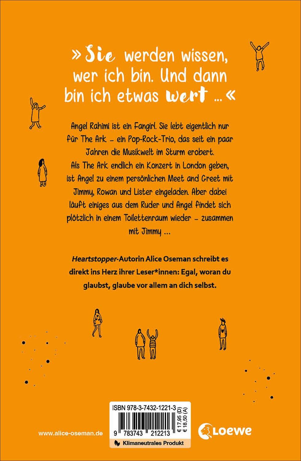 Rückseite: 9783743212213 | I Was Born for This (deutsche Ausgabe) | Alice Oseman | Taschenbuch