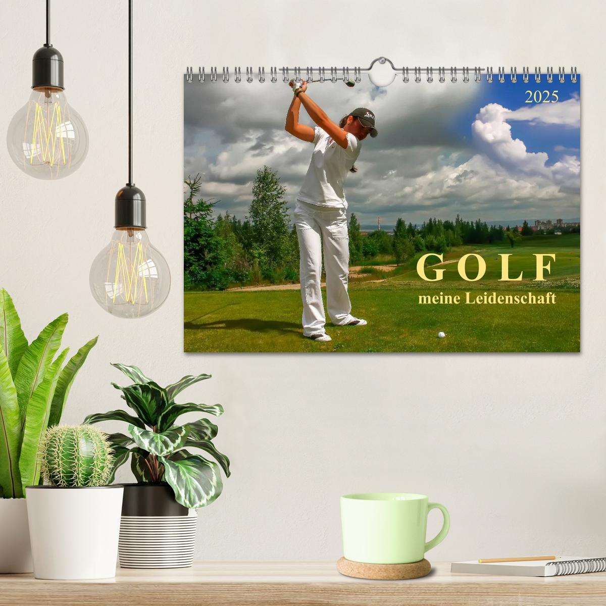 Bild: 9783435582433 | Golf - meine Leidenschaft (Wandkalender 2025 DIN A4 quer), CALVENDO...