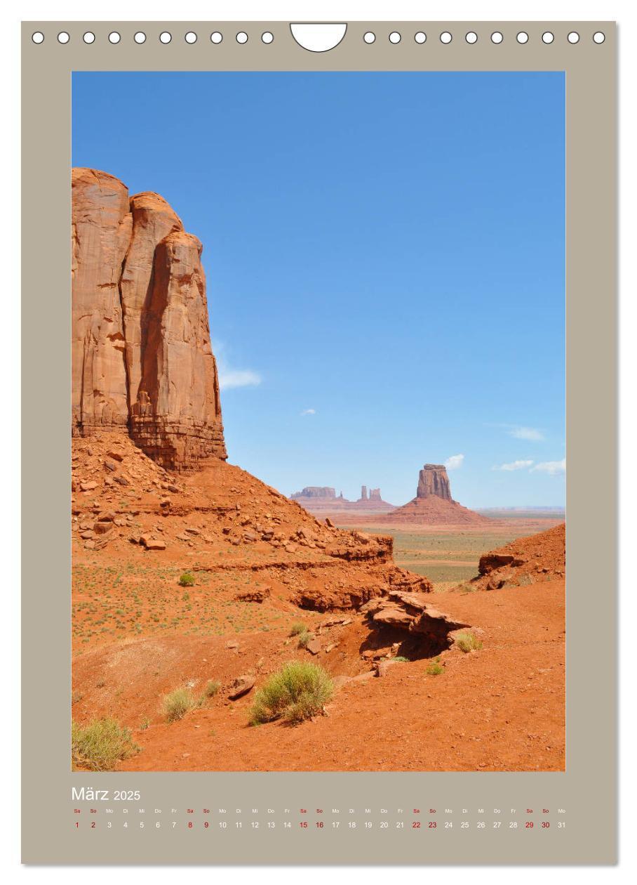 Bild: 9783435936236 | Erlebe mit mir das Monument Valley (Wandkalender 2025 DIN A4 hoch),...