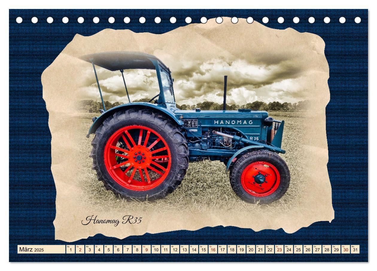 Bild: 9783383864209 | Hanomag Schlepper (Tischkalender 2025 DIN A5 quer), CALVENDO...