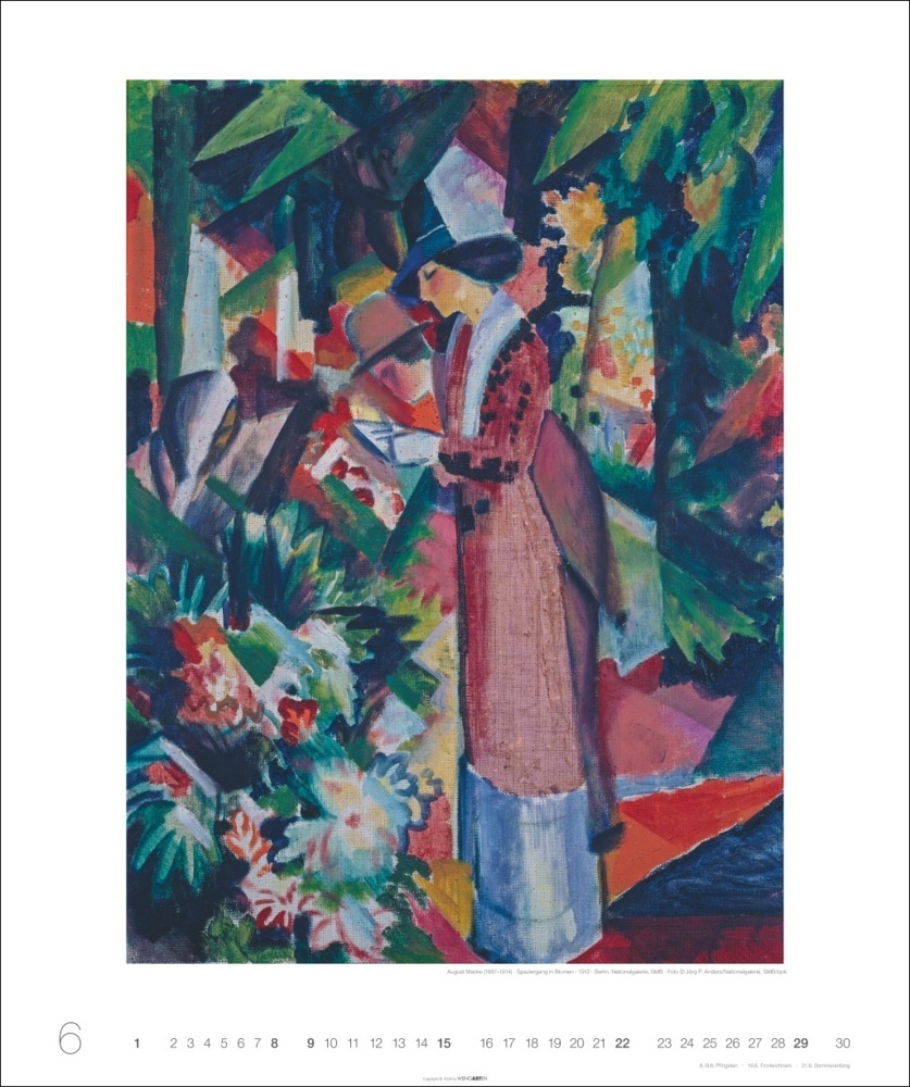 Bild: 9783839900796 | August Macke Edition Kalender 2025 | August Macke | Kalender | 14 S.