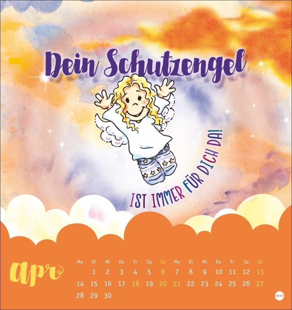 Bild: 9783756408009 | Schutzengel Postkartenkalender 2025 | Kalender | Spiralbindung | 13 S.