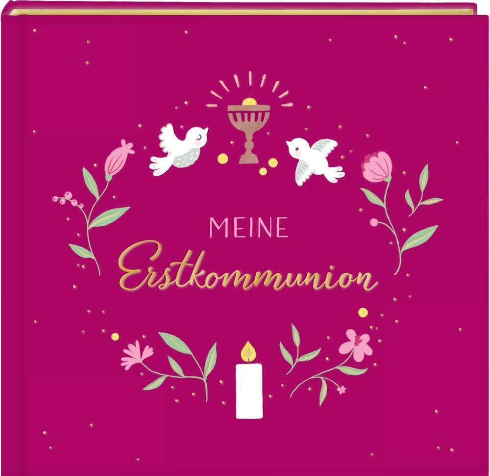 Bild: 4050003717593 | Eintragalbum - Meine Erstkommunion (beerenfarben) | Nora Paehl | Buch