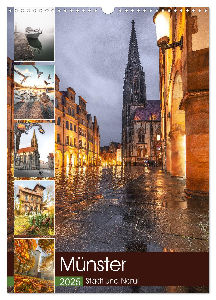 Cover: 9783435935758 | Münster - Stadt und Natur (Wandkalender 2025 DIN A3 hoch), CALVENDO...