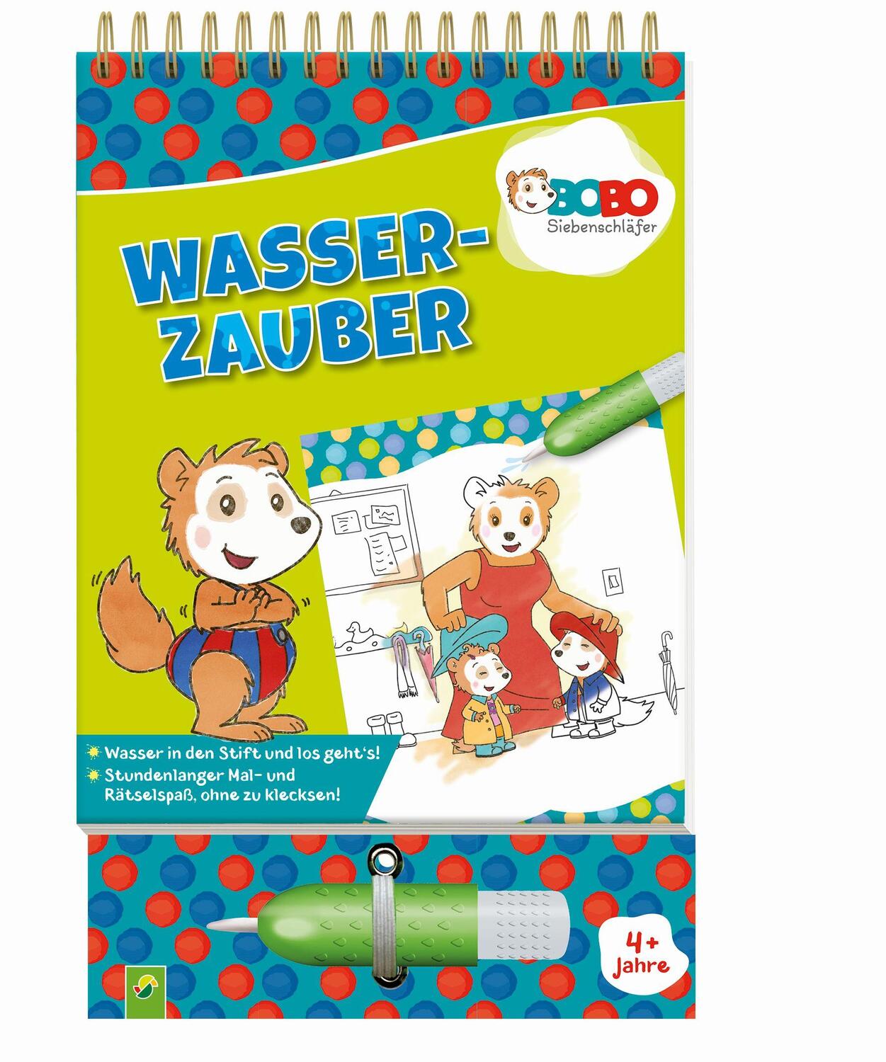 Cover: 9783849943608 | Bobo Siebenschläfer Wasserzauber: Einfach mit Wasser malen! | Buch