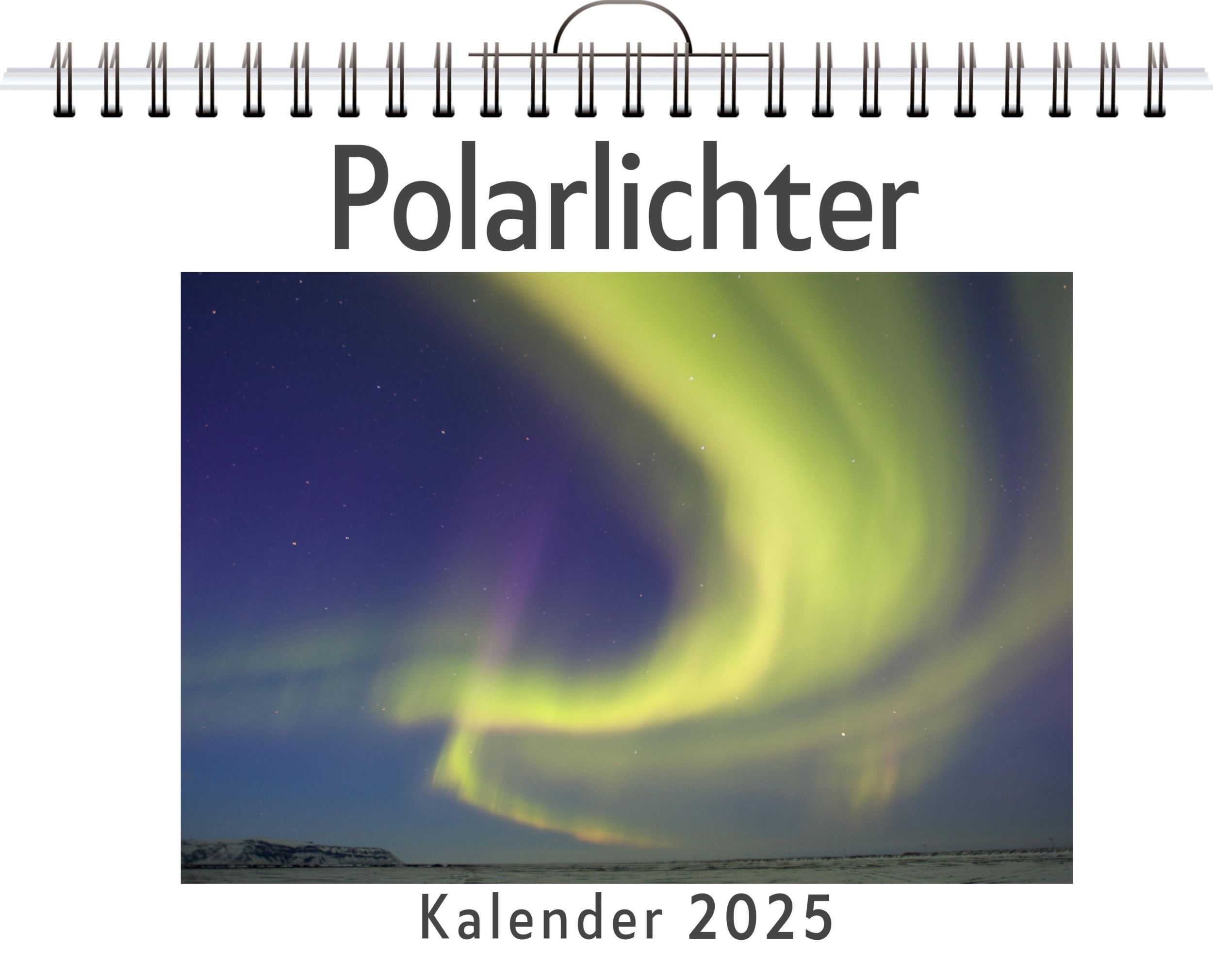 Cover: 9783759122056 | Polarlichter - (Wandkalender 2025, Kalender DIN A4 quer,...