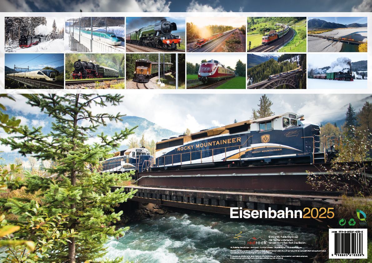 Bild: 9798893610338 | Eisenbahn Kalender 2025 | Der Eisenbahnkalender | Kalender | 14 S.