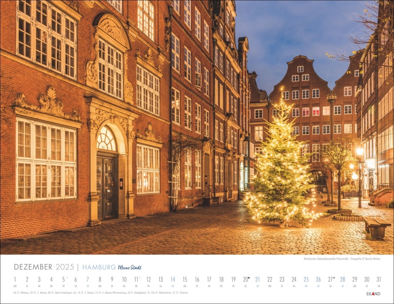 Bild: 9783964023520 | Hamburg - Meine Stadt Kalender 2025 | Kalender | Spiralbindung | 13 S.