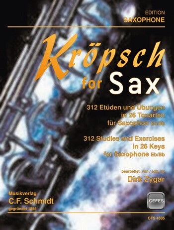 Cover: 9790500333104 | Kröpsch for Sax (B/Es) für Saxophon | Friedrich Kröpsch