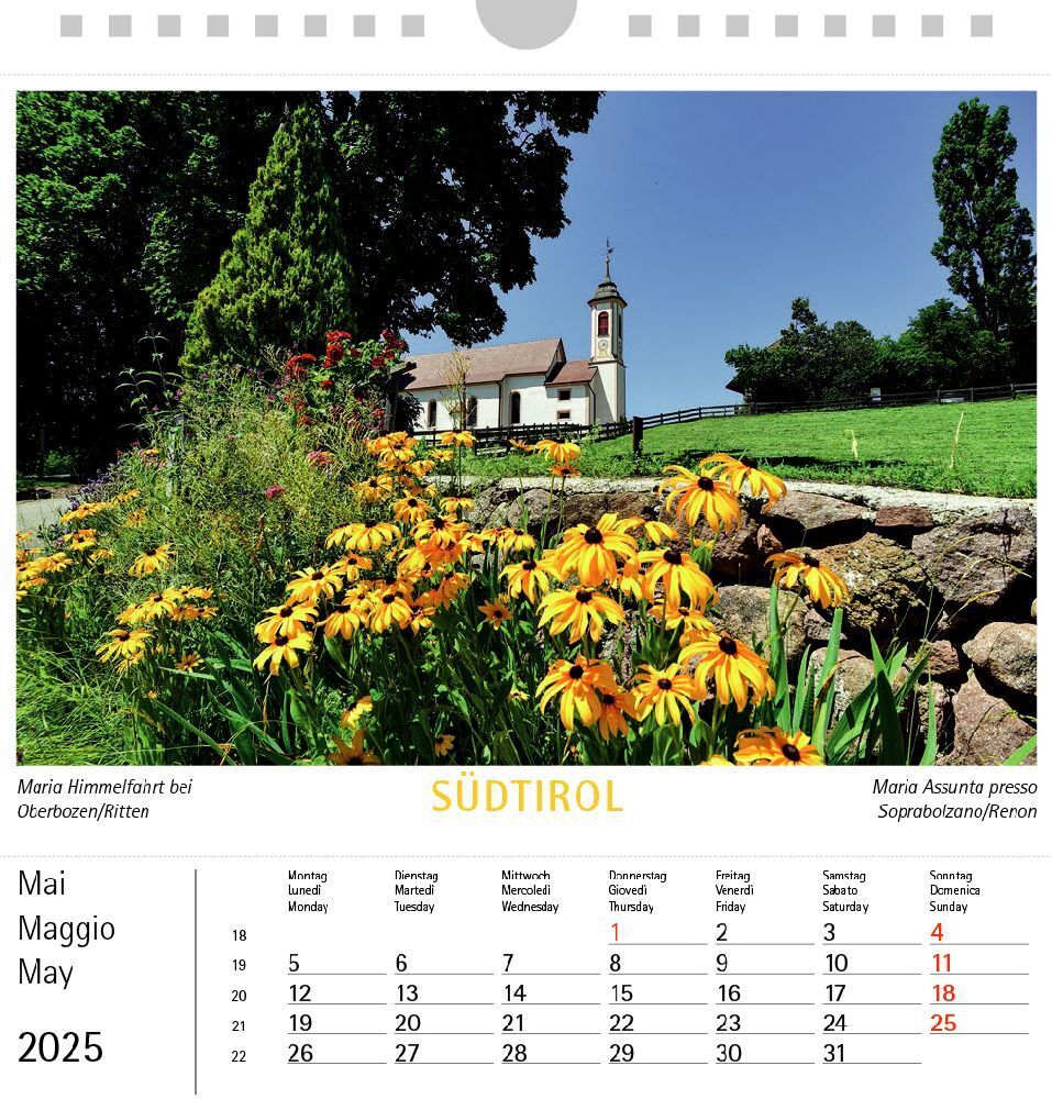 Bild: 9788887531657 | Südtirol 025, Postkartenkalender Querformat | Kalender | 2025