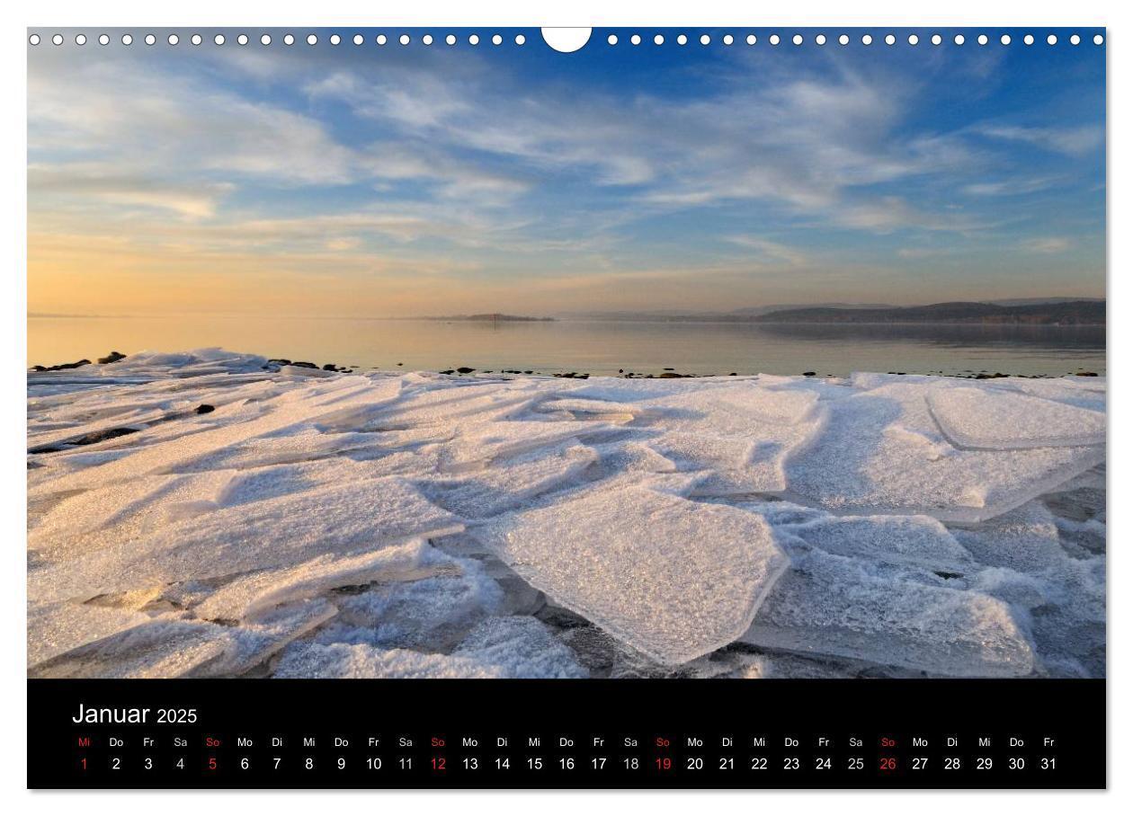 Bild: 9783435783564 | Bodensee - Uferlandschaften im schönsten Licht 2025 (Wandkalender...