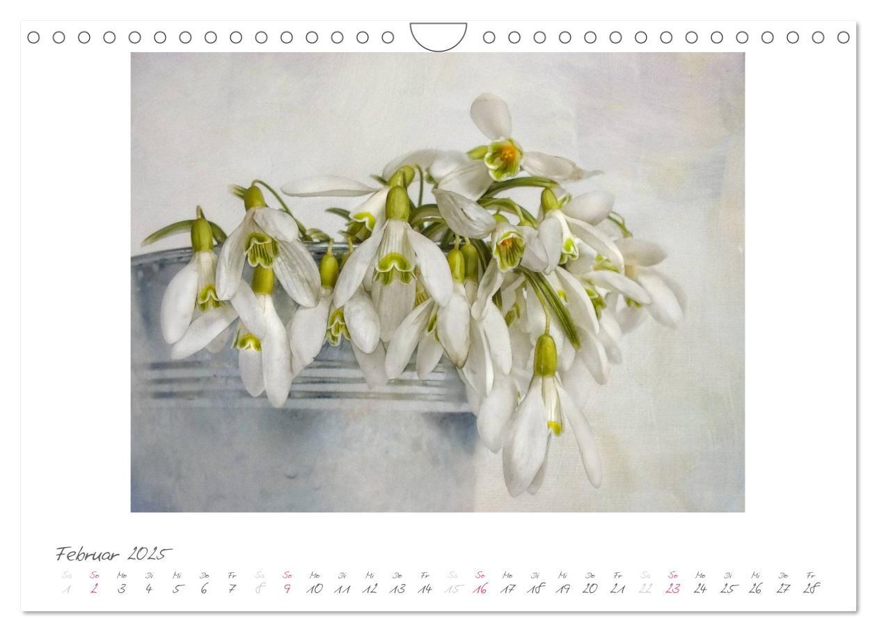 Bild: 9783435788149 | Vintage Flowers (Wandkalender 2025 DIN A4 quer), CALVENDO...