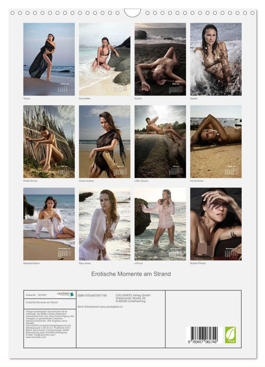 Bild: 9783457061749 | Erotische Momente am Strand (Wandkalender 2025 DIN A3 hoch),...