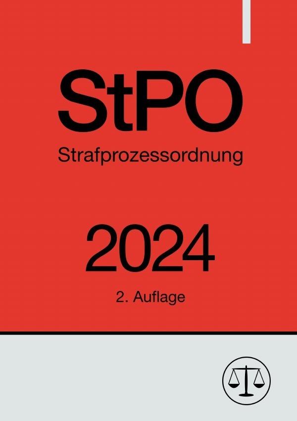 Cover: 9783758489808 | Strafprozessordnung - StPO 2024 | DE | Ronny Studier | Taschenbuch