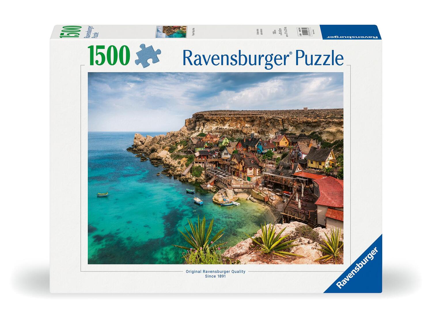 Cover: 4005555007395 | Ravensburger Puzzle 12000739 - Popey Village, Malta - 1500 Teile...