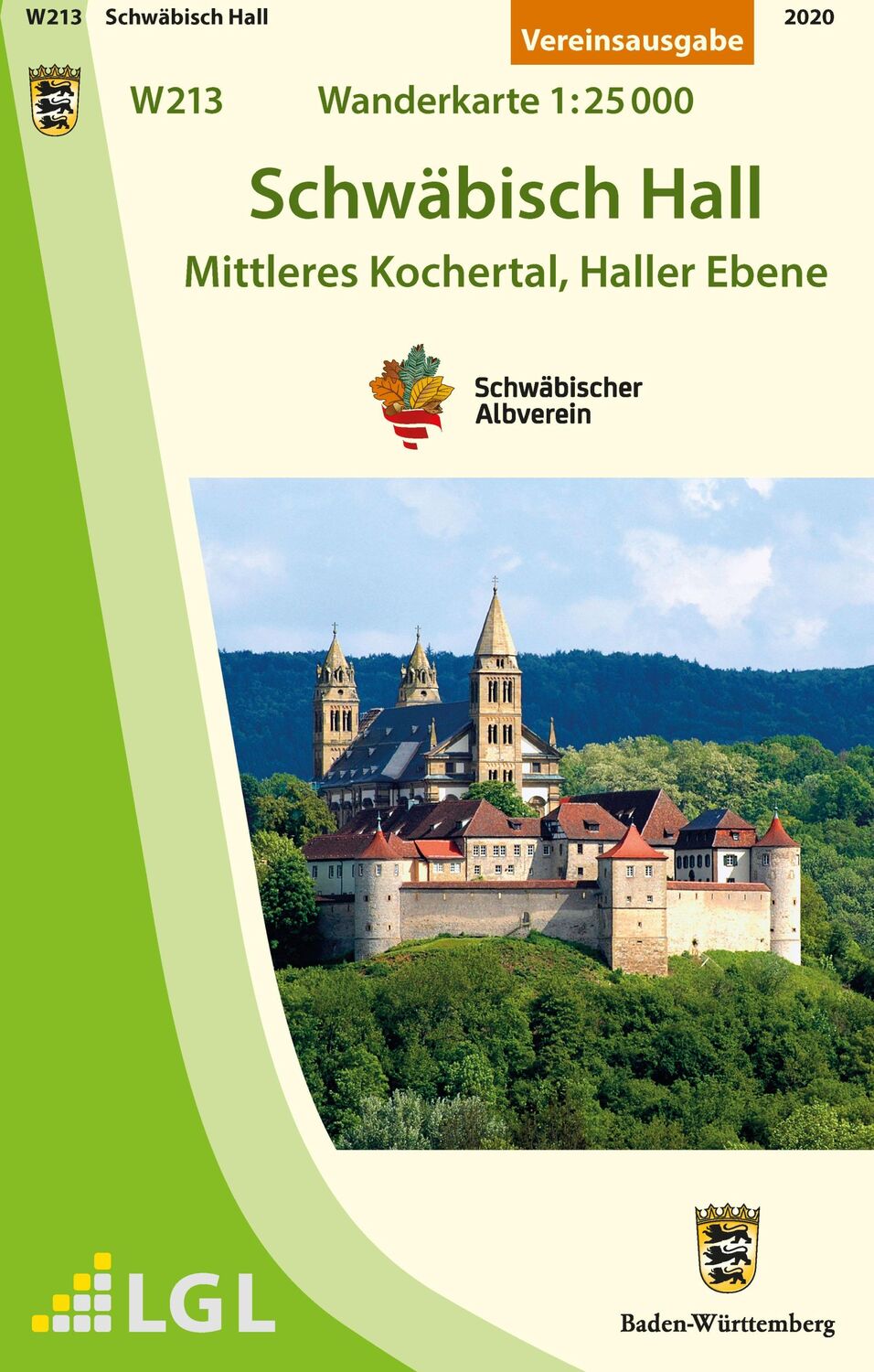 Cover: 9783947486021 | Schwäbisch Hall - Mittleres Kochertal, Haller Ebene. Wanderkarte...