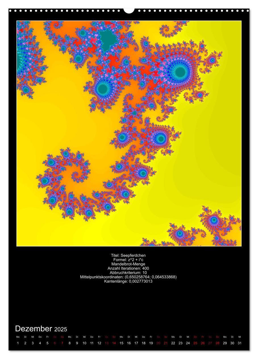 Bild: 9783435961764 | Fraktale zum Selbstnachrechnen (hochwertiger Premium Wandkalender...