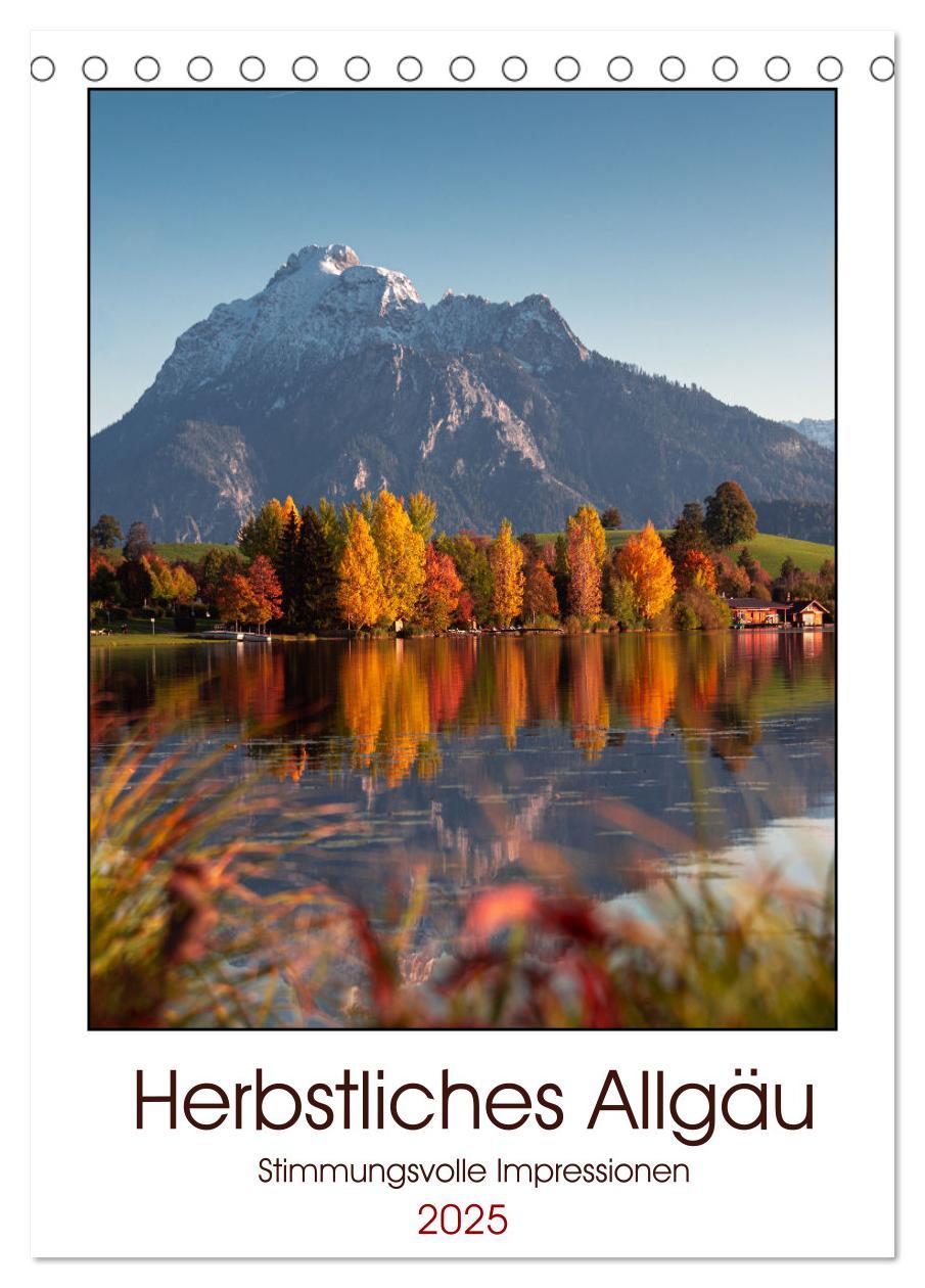 Cover: 9783435932009 | Herbstliches Allgäu (Tischkalender 2025 DIN A5 hoch), CALVENDO...