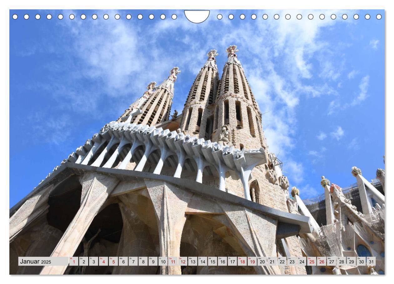 Bild: 9783383931611 | Ein bisschen GAUDI in Barcelona (Wandkalender 2025 DIN A4 quer),...