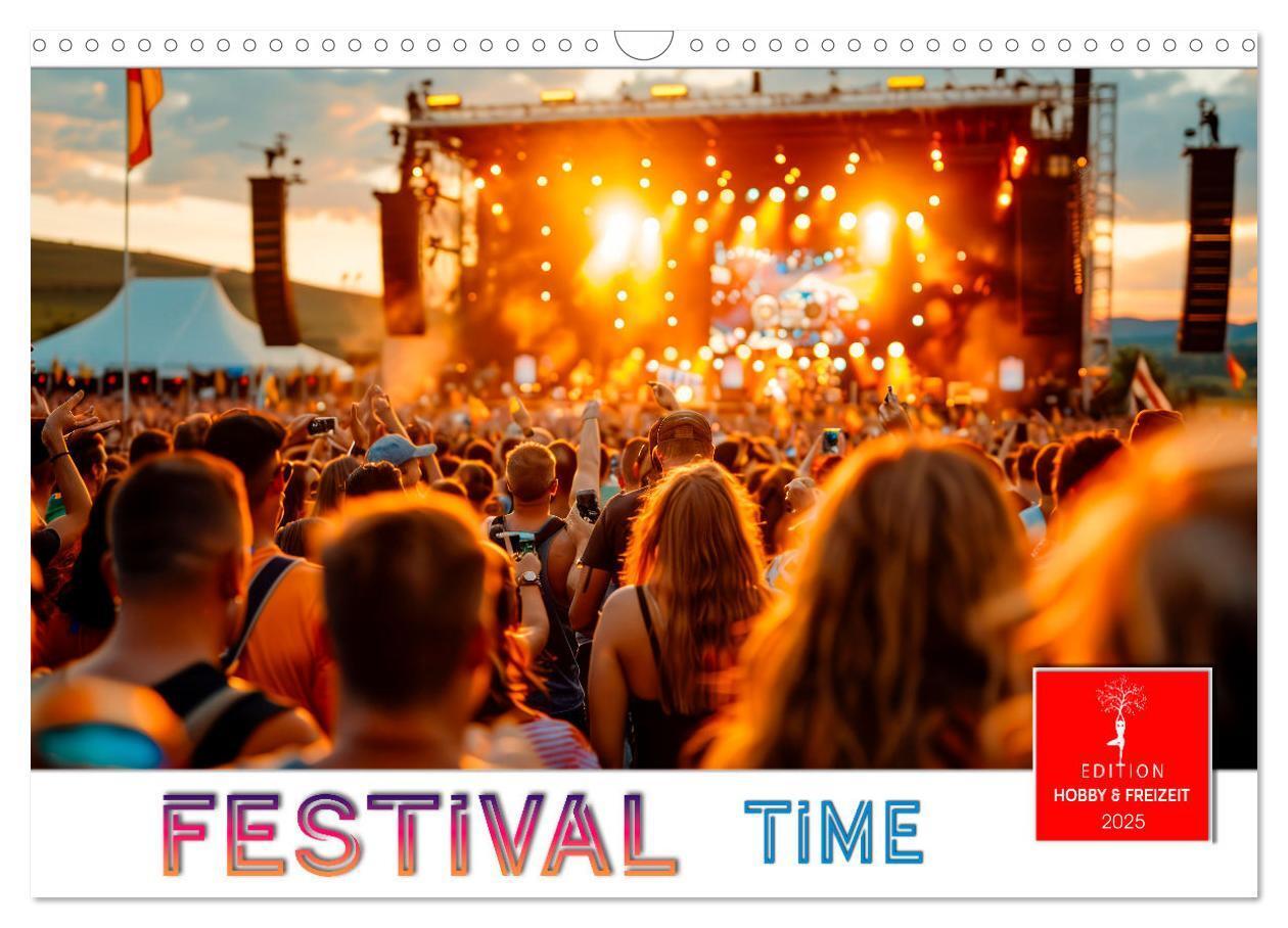 Cover: 9783457171479 | Festival Time (Wandkalender 2025 DIN A3 quer), CALVENDO Monatskalender