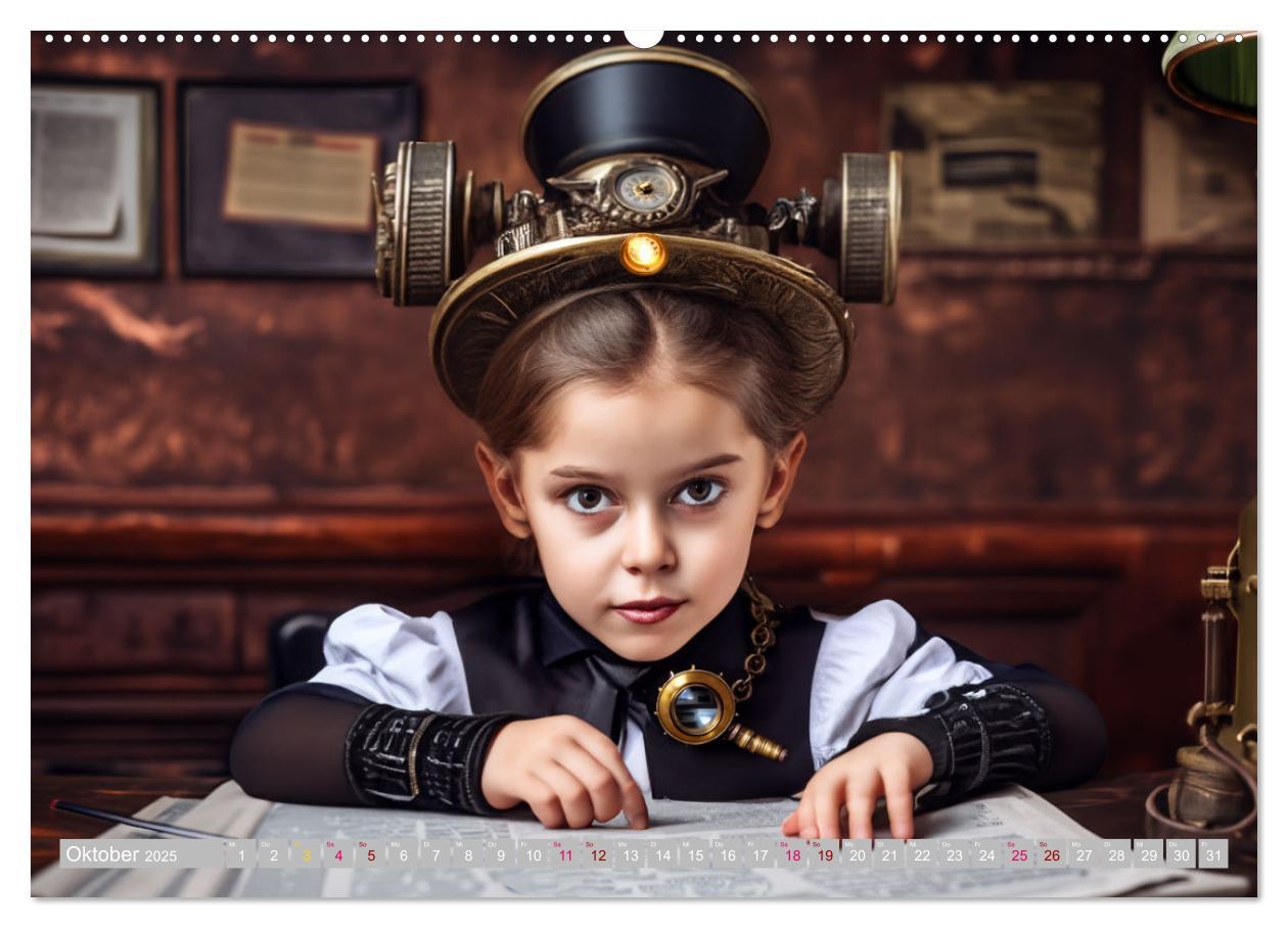 Bild: 9783383847370 | Starke Mädchen - Steampunk Welten (hochwertiger Premium...